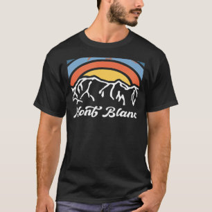 Tour du Mont Blanc Chamonix Frankrijk Italië Zwits T-shirt
