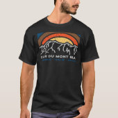 Tour du Mont Blanc Chamonix Frankrijk Italië Zwits T-shirt (Voorkant)