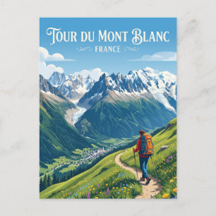 Tour du Mont Blanc Frankrijk Briefkaart