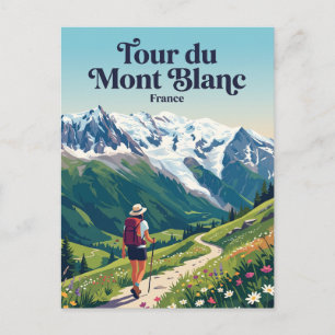 Tour du Mont Blanc Frankrijk Briefkaart