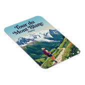 Tour du Mont Blanc Frankrijk Magneet (Rechterzijde)