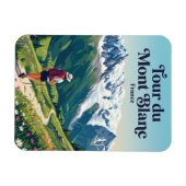 Tour du Mont Blanc Frankrijk Magneet (Horizontaal)