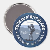 Tour du Mont Blanc Magneet (Voorkant / Achterkant)