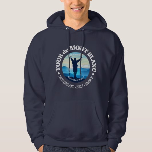 Tour du Mont Blanc (V) Hoodie (Voorkant)