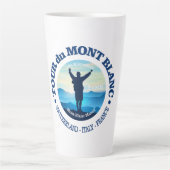 Tour du Mont Blanc (V) Latte Mok (Voorkant)