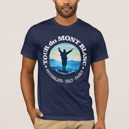 Tour du Mont Blanc (V) T-shirt (Voorkant)