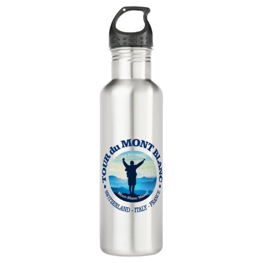 Tour du Mont Blanc (V) Waterfles (Voorkant)