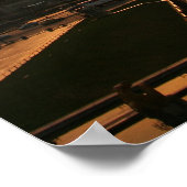 Tour eiffel bij zonsopgang uit de trocadero poster (Hoek)