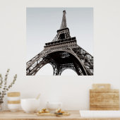 Tour Eiffel Black & White Poster (Keuken)
