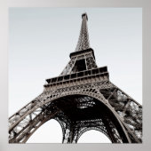 Tour Eiffel Black & White Poster (Voorkant)