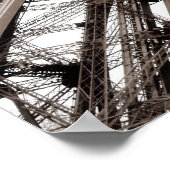 Tour Eiffel Black & White Poster (Hoek)