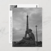 Tour Eiffel Briefkaart (Voorkant / Achterkant)