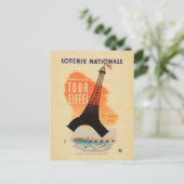 Tour Eiffel loterie nationale Briefkaart (Staand voorkant)