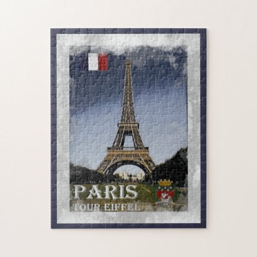 Tour Eiffel - Pari - Frankrijk - Legpuzzel (Verticaal)