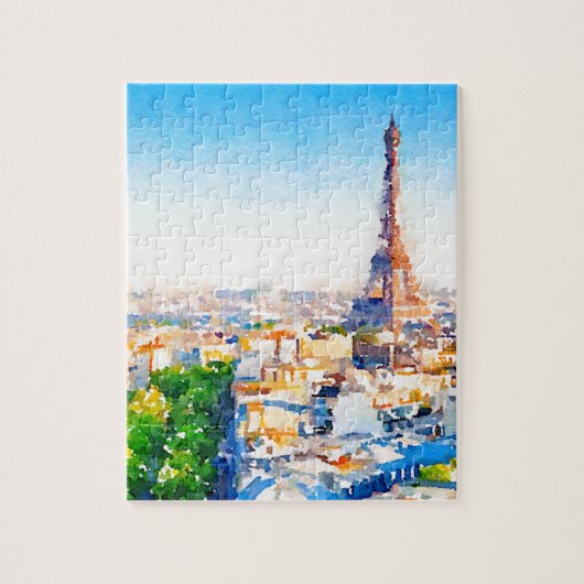 Tour Eiffel - Parijs Legpuzzel (Verticaal)