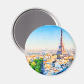 Tour Eiffel - Parijs Magneet (Voorkant / Achterkant)