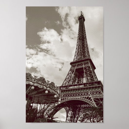 Tour Eiffel Paris, France Photography Poster (Voorkant)