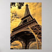 Tour Eiffel Paris France Poster (Matte) (Voorkant)