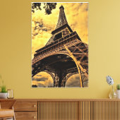 Tour Eiffel Paris Frankrijk Canvas Afdruk (Insitu (Woonkamer))