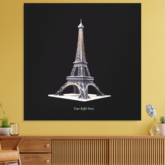 Tour Eiffel Paris Frankrijk Canvas Afdruk (Insitu (Woonkamer))
