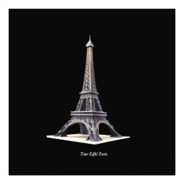 Tour Eiffel Paris Frankrijk Foto Afdruk