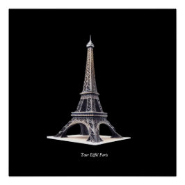 Tour Eiffel Paris Frankrijk Perfect Poster