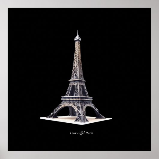 Tour Eiffel Paris Frankrijk Poster (Voorkant)