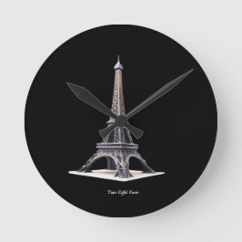 Tour Eiffel Paris Frankrijk Ronde Klok