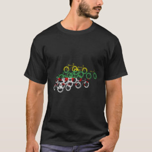 Tour Frankrijk Fietsers in Tour Frankrijk Jersey k T-shirt