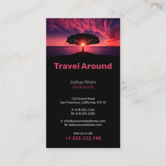 Tour Guide | Best Vacations Visitekaartje (Voorkant)