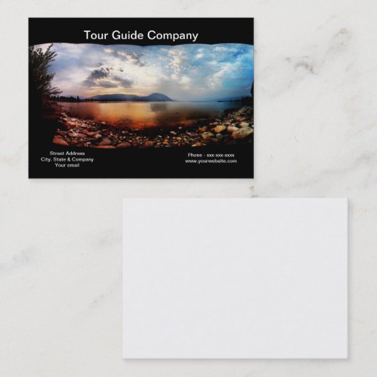 Tour Guide Company Visitekaartje (Voorkant / Achterkant)