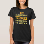 Tour Guide Functionaris Funny Worker Tour Gu T-shirt (Voorkant)