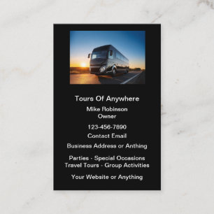 Tour Huur Bus Visitekaartjes 