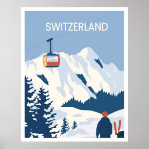 Tour naar Zwitserland Poster