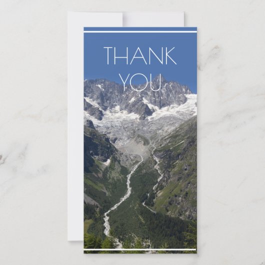 Tour noir, La Fouly, Zwitserland Bedankkaart (Voorkant)