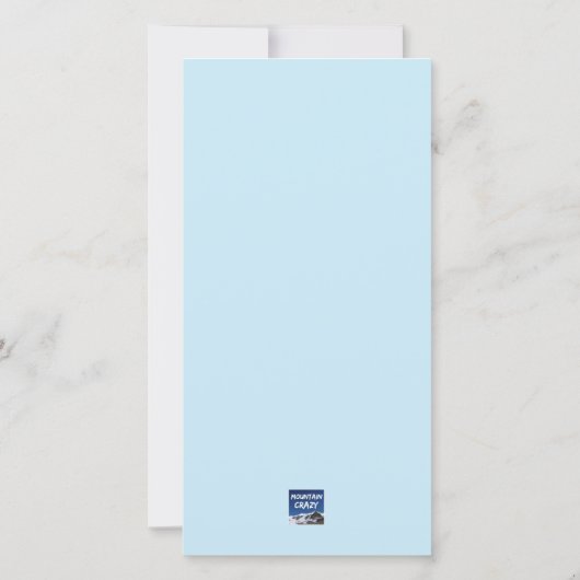 Tour noir, La Fouly, Zwitserland Bedankkaart (Achterkant)