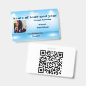 Tour Pass Badge (Voor- en achterkant)