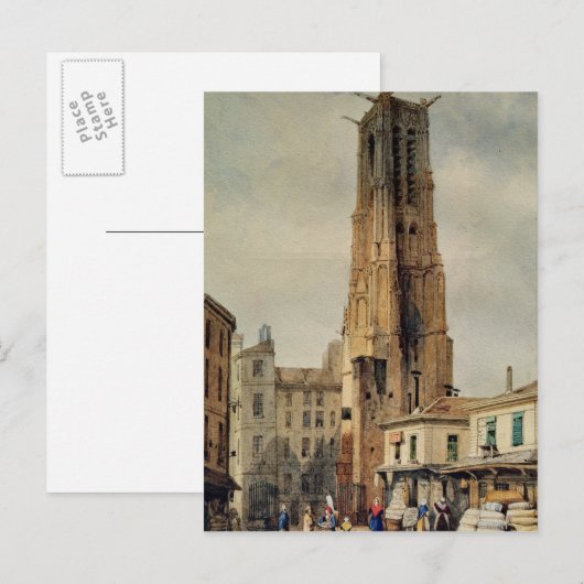 Tour Saint-Jacques Briefkaart (Voorkant / Achterkant)
