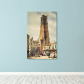 Tour Saint-Jacques Canvas Afdruk (Insitu (Houten vloer))
