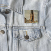 Tour Saint-Jacques Vierkante Button 5,1 Cm (In situ)