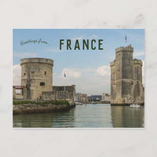 Tour Saint-Nicolas en Tour de la Chaîne Frankrijk Briefkaart