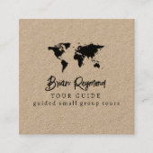 Tour / Toeristische Gids Vierkante Visitekaartje (Voorkant)
