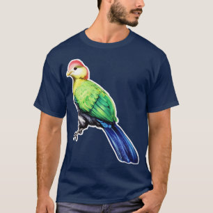 Touraco de Pauline Angola Bird T-shirt