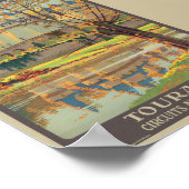 Touraine Circuits Automobiles Vintage Poster jaren (Hoek)