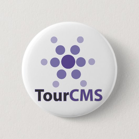 TourCMS-logo-toets Ronde Button 5,7 Cm (Voorkant)