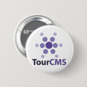 TourCMS-logo-toets Ronde Button 5,7 Cm (Voorkant /achterkant)