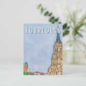 Tourcoing Photo Vintage Briefkaart (Staand voorkant)