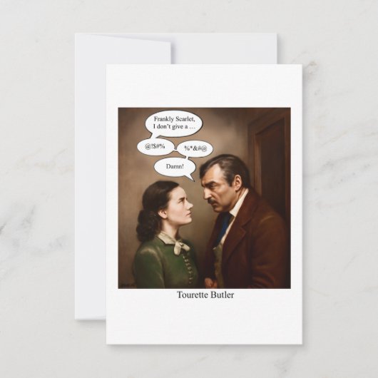 Tourette Butler Kaart (Voorkant)