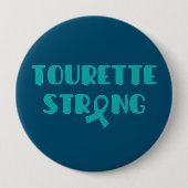 Tourette Sterke Buttonnen Ronde Button 4,0 Cm (Voorkant)