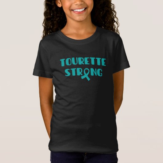 Tourette Sterke Meisjes T-shirt (Voorkant)